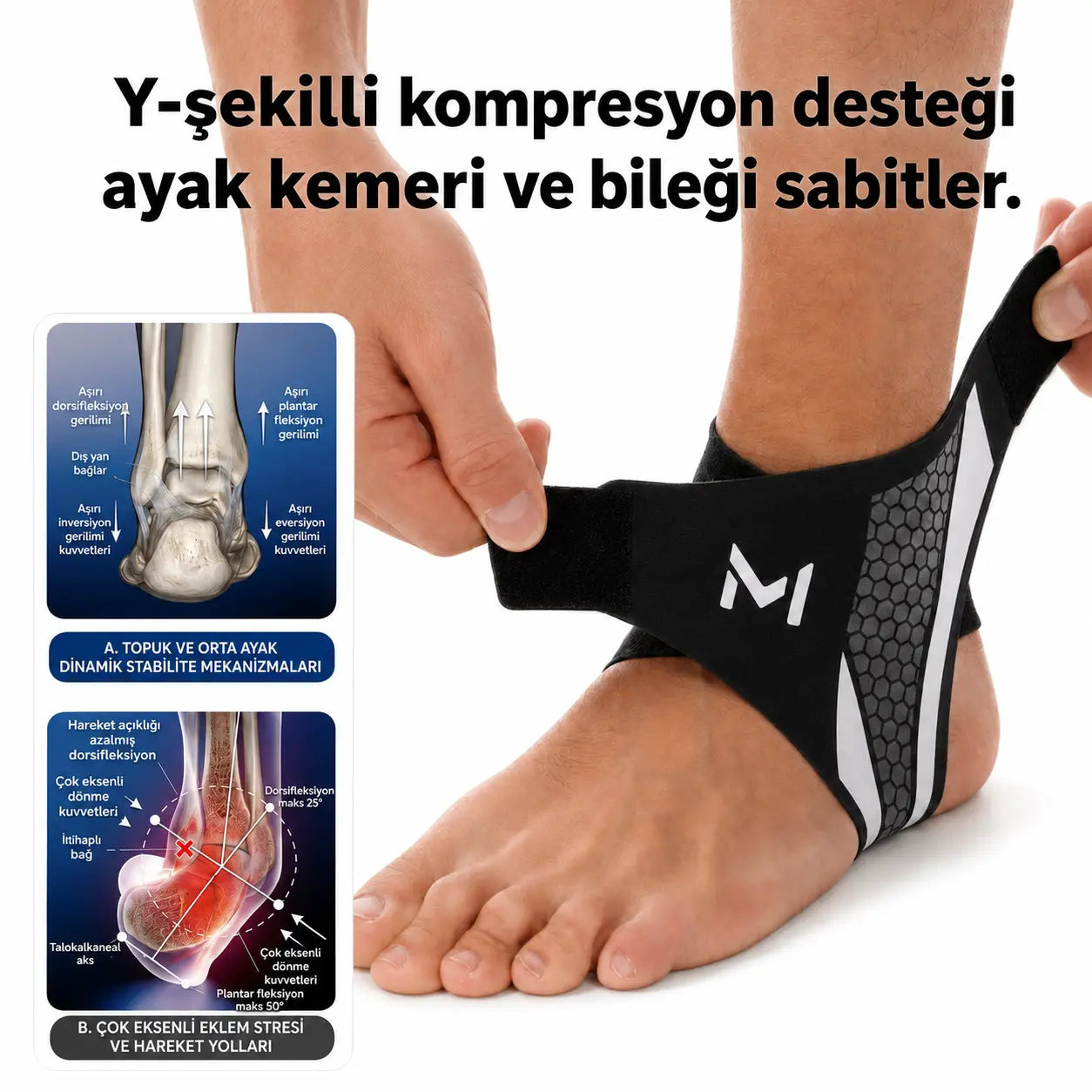 Fencuts™ M-Lock Pro - Ayak Bilek Desteği